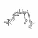 High-Detail Electric Scooter Chassis 3D Model - Downloadable CAD Representation_270_0_degree_snapshot