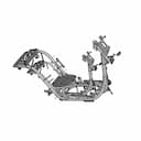 High-Detail Electric Scooter Chassis 3D Model - Downloadable CAD Representation_60_30_degree_snapshot