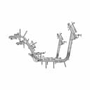 High-Detail Electric Scooter Chassis 3D Model - Downloadable CAD Representation_90_0_degree_snapshot