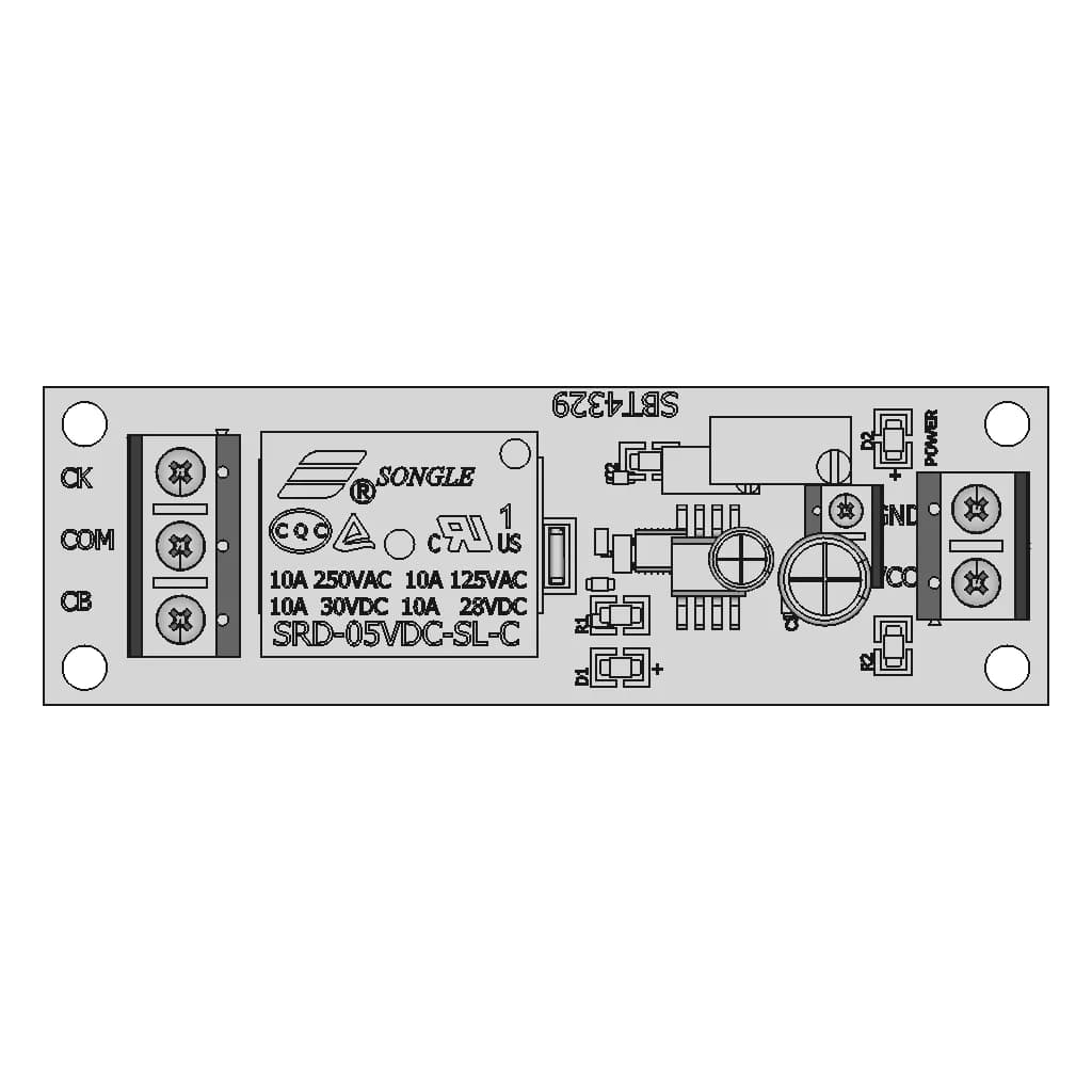Adjustable Timer Delay Module, Dc 5V 12V 24V - Standard Mechanical Component_0_0_degree_snapshot