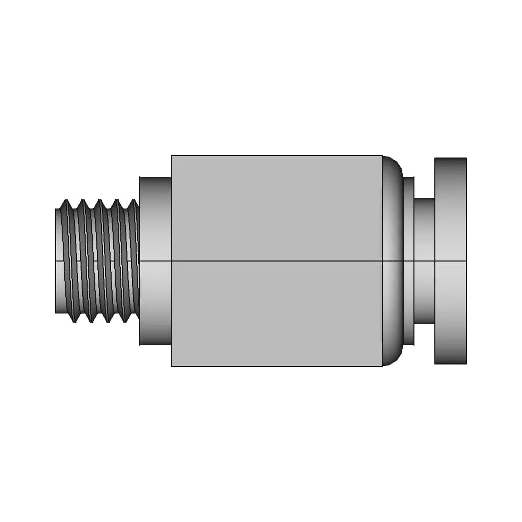 Threaded Pneumatic Fitting - Downloadable CAD Representation_0_270_degree_snapshot