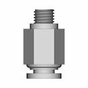 Threaded Pneumatic Fitting - Downloadable CAD Representation_270_0_degree_snapshot