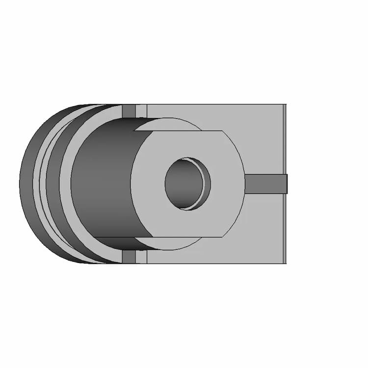 Plastic Clip For Screws 4Mm Of Diameter - Standard Mechanical Component