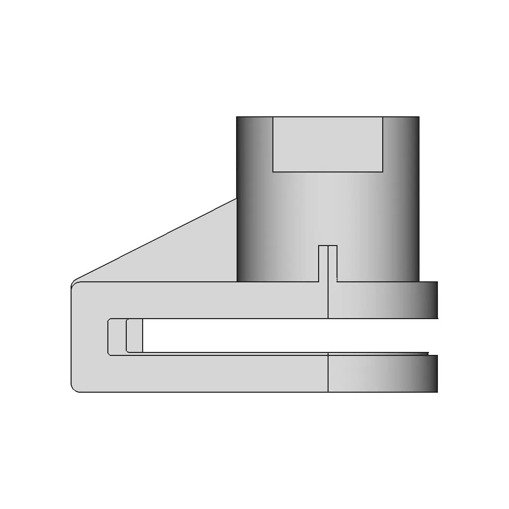 Plastic Clip For Screws 4Mm Of Diameter - Standard Mechanical Component_270_0_degree_snapshot