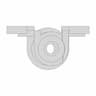 Bearing Block (Simple Design) - Downloadable CAD Representation_270_0_degree_snapshot