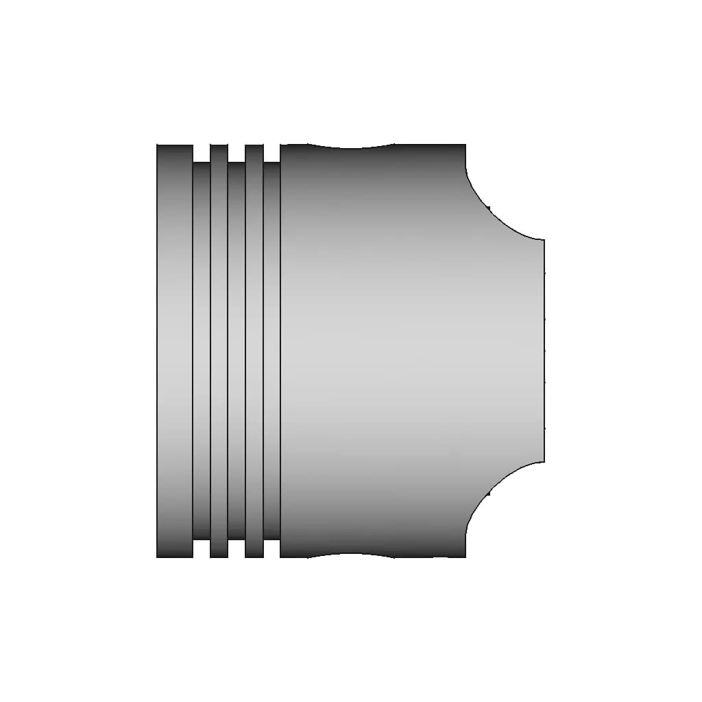 Piston Head With Three Rings | 3D Engineering Design File_0_90_degree_snapshot