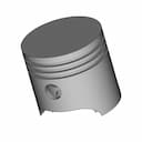 Piston Head With Three Rings | 3D Engineering Design File_60_30_degree_snapshot