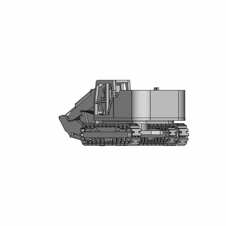 Excavator Wooden Toy | High-Quality CAD Model
