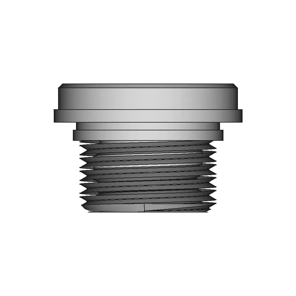 Threaded Plug Din 908-St-M16X1_5-A | High-Quality CAD Model_0_0_degree_snapshot