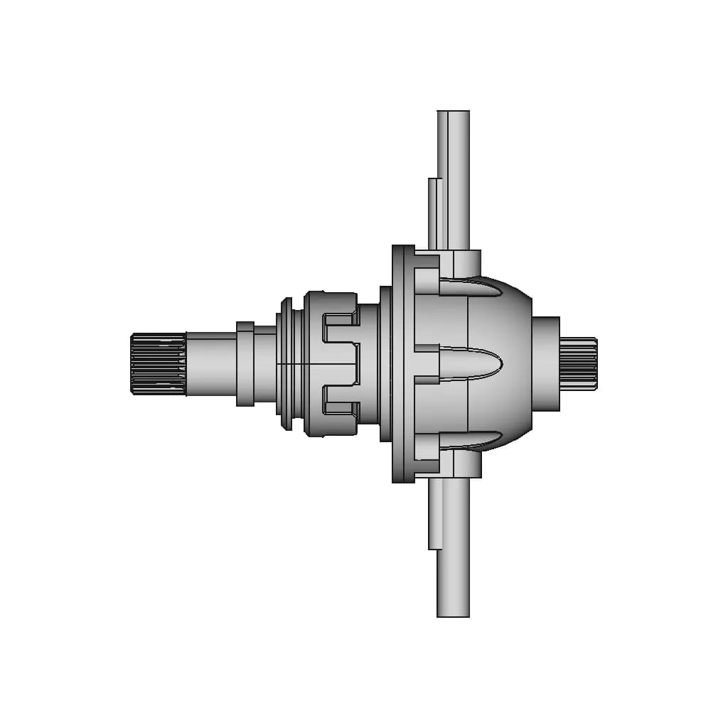 Solidworks Differential Gear Box - Standard Mechanical Component_270_0_degree_snapshot