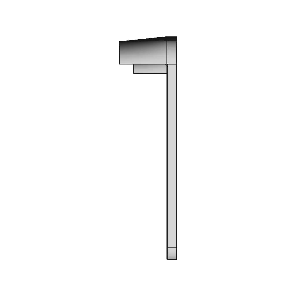 2013-2016 Mazda Cx-5 Rain Sensor "Tab B" Retaining Clip | 3D Engineering Design File_0_90_degree_snapshot