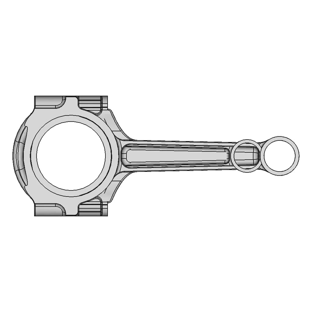 Honda Gl 1500 Connecting Rod | 3D Engineering Design File_0_270_degree_snapshot