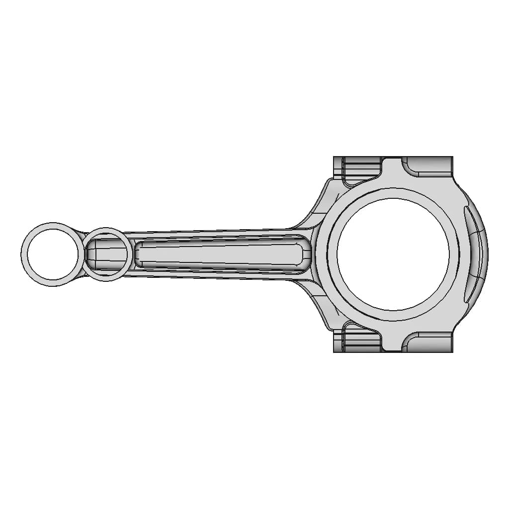 Honda Gl 1500 Connecting Rod | 3D Engineering Design File_0_90_degree_snapshot