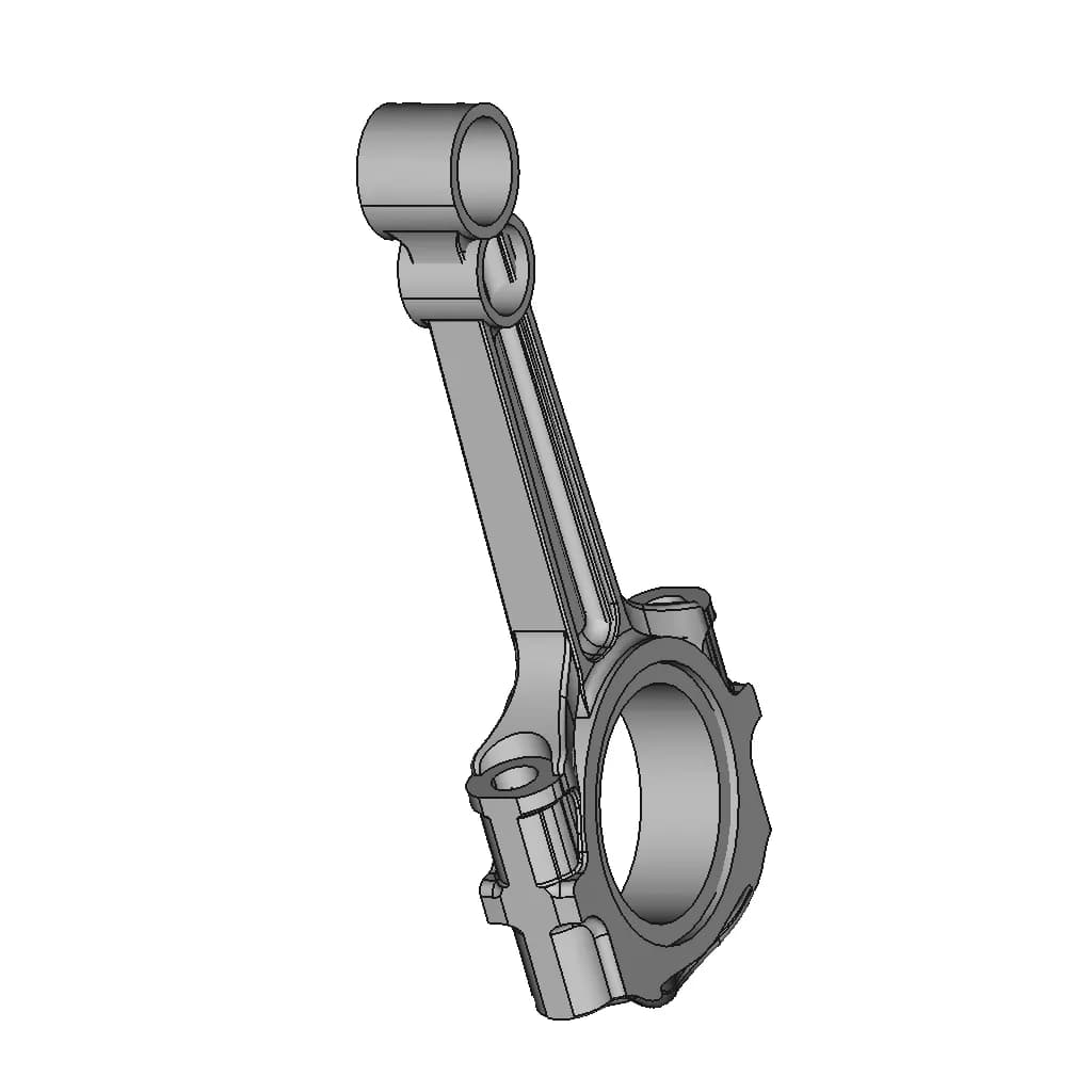 Honda Gl 1500 Connecting Rod | 3D Engineering Design File_60_30_degree_snapshot