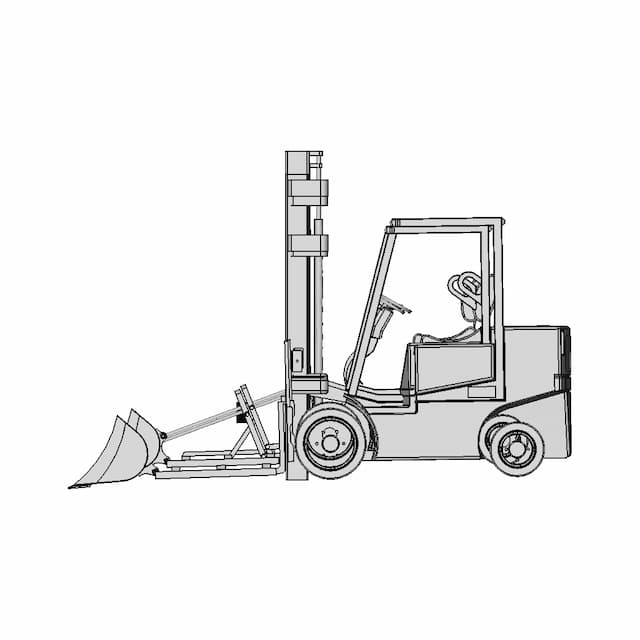 Empilhadeira Com Concha - Standard Mechanical Component