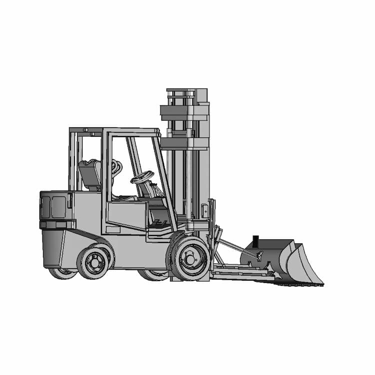 Empilhadeira Com Concha - Standard Mechanical Component