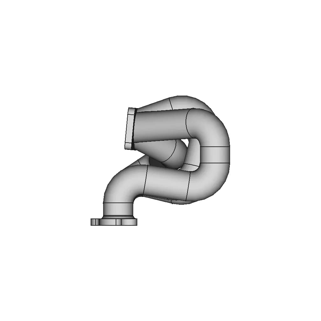 Sr20Det Top Mount Manifold | 3D Engineering Design File_0_270_degree_snapshot