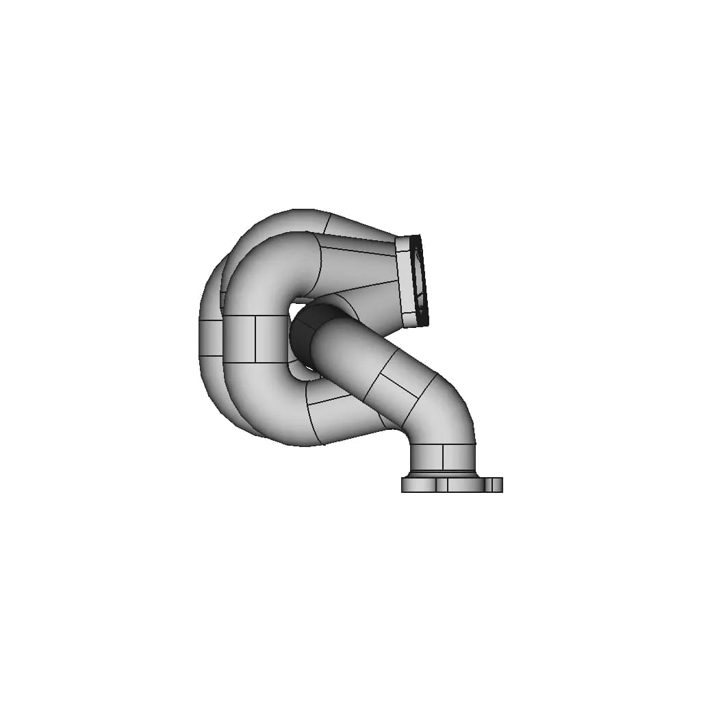 Sr20Det Top Mount Manifold | 3D Engineering Design File_0_90_degree_snapshot