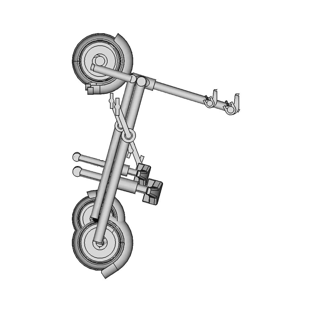 Electric Bike Design With Parking Lock - Standard Mechanical Component_0_270_degree_snapshot