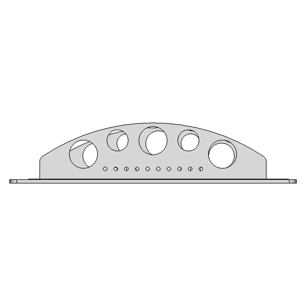 Gm/Chevrolet Gen V Engine Lift Plate - Downloadable CAD Representation_0_0_degree_snapshot