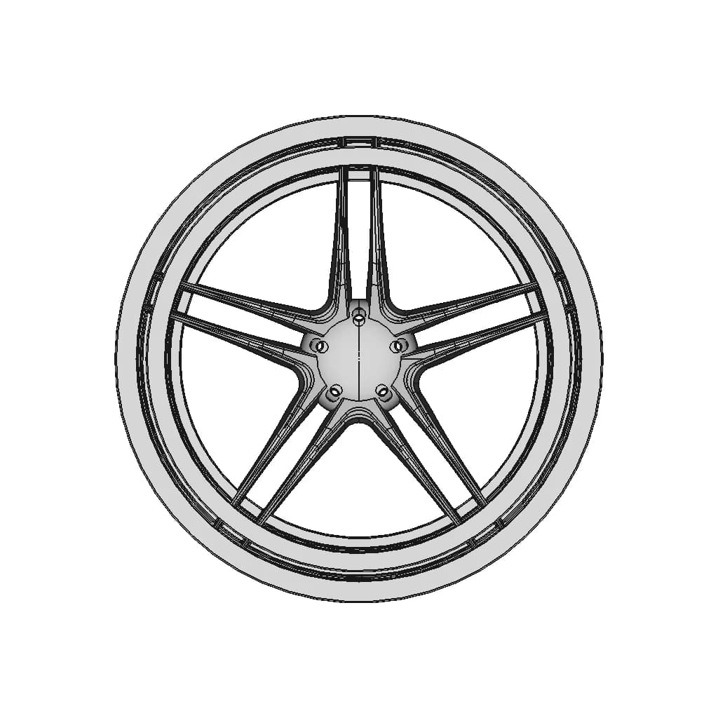 Wheel Rim | High-Quality CAD Model_0_0_degree_snapshot