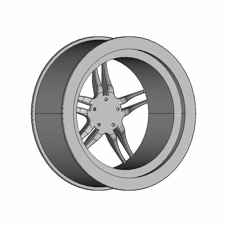 Wheel Rim | High-Quality CAD Model
