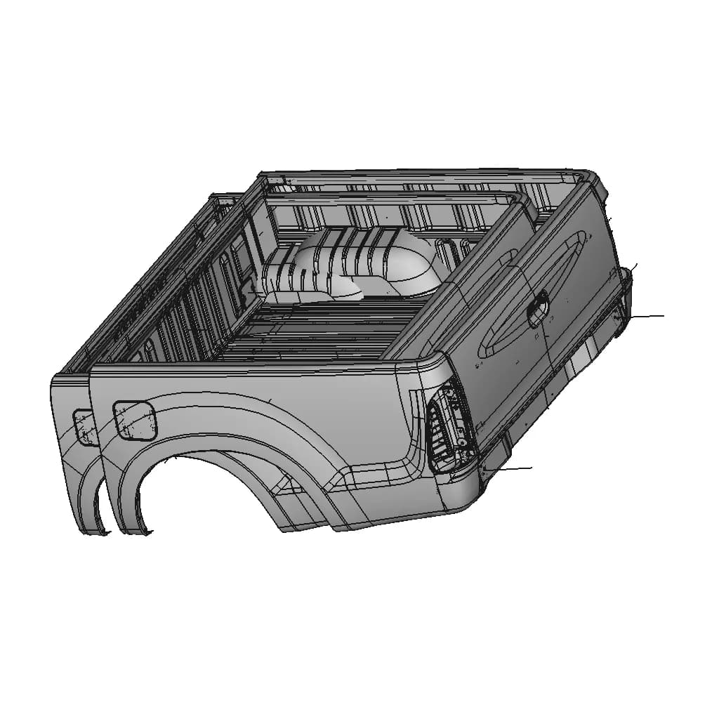 Toyota Hilux Vigo | 3D Engineering Design File_60_30_degree_snapshot