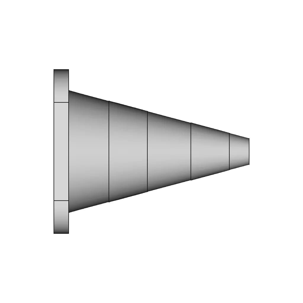 Rubber Cone 34Cm | High-Quality CAD Model_0_270_degree_snapshot