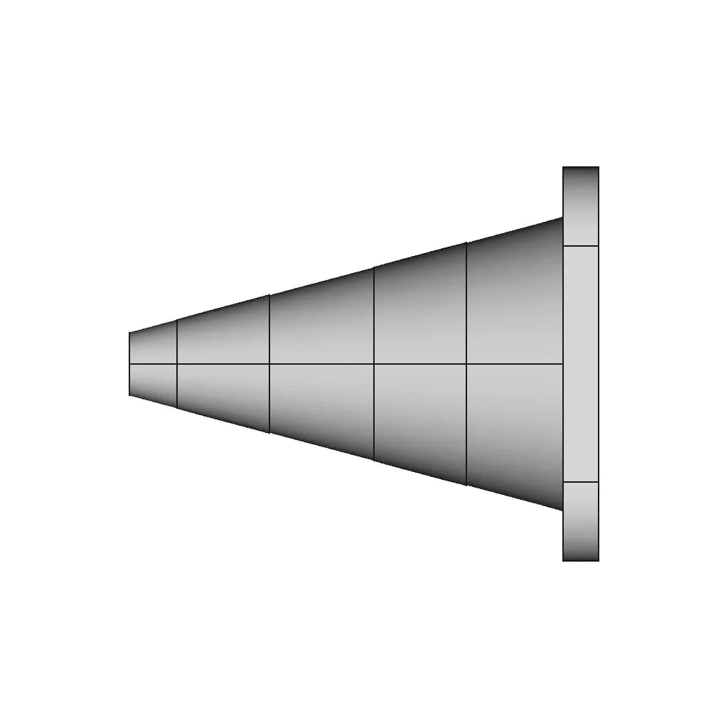 Rubber Cone 34Cm | High-Quality CAD Model_0_90_degree_snapshot