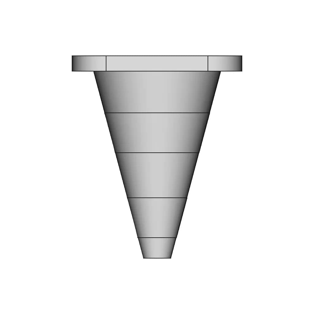 Rubber Cone 34Cm | High-Quality CAD Model_270_0_degree_snapshot