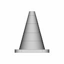 Rubber Cone 34Cm | High-Quality CAD Model_90_0_degree_snapshot