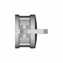 Camlock Al-Dc250 - Downloadable CAD Representation_0_0_degree_snapshot