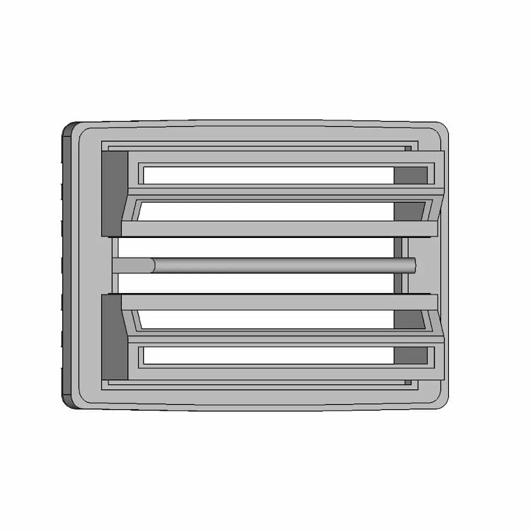 Saab 99 Notchback Rear Defrost Cover - Standard Mechanical Component