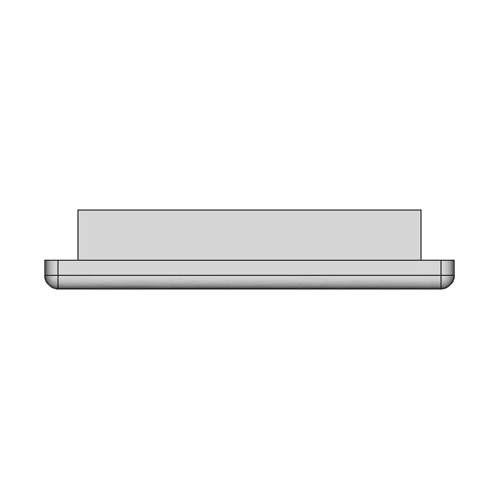 Saab 99 Notchback Rear Defrost Cover - Standard Mechanical Component_270_0_degree_snapshot