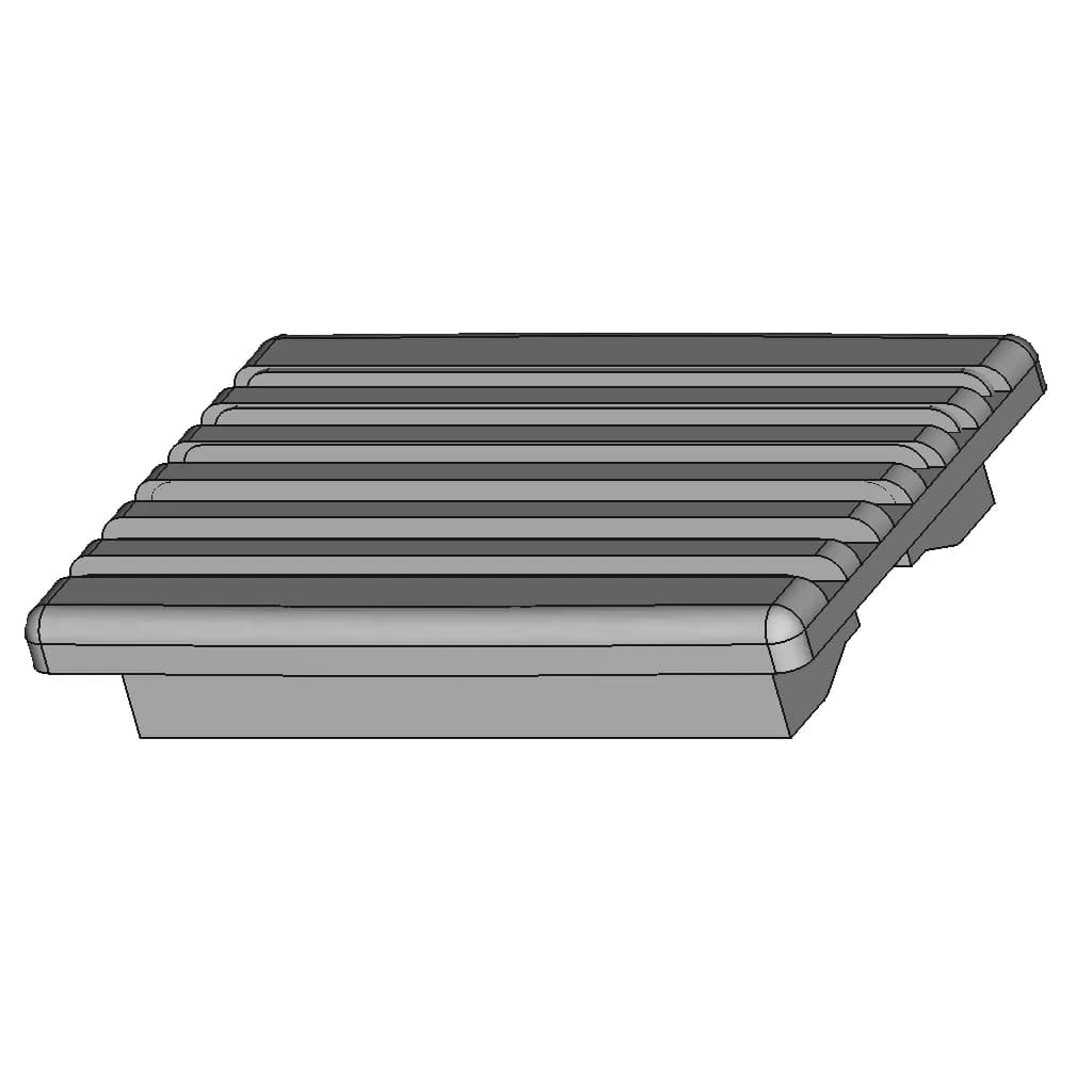 Saab 99 Notchback Rear Defrost Cover - Standard Mechanical Component_60_30_degree_snapshot