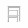 Table Squre Tube Structre 650 X 450 Mm | High-Quality CAD Model_0_0_degree_snapshot