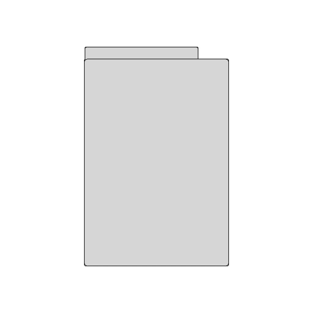 Table Squre Tube Structre 650 X 450 Mm | High-Quality CAD Model_270_0_degree_snapshot