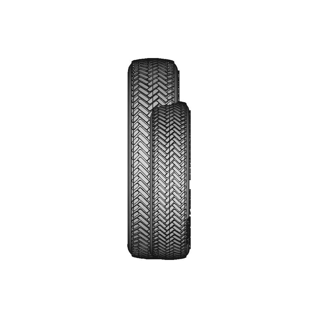 T175 70 R 15 Temporary Spare - Downloadable CAD Representation_90_0_degree_snapshot