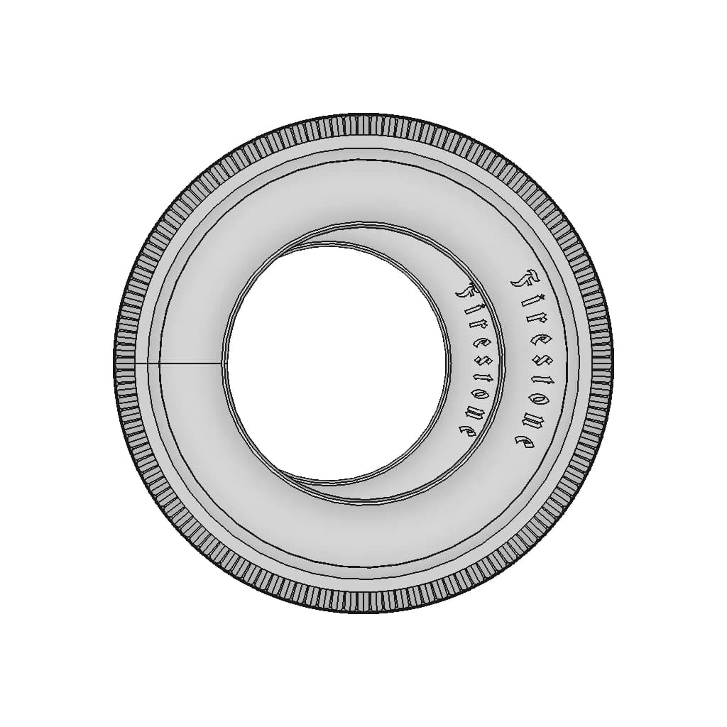 Firestone Whitewalls - Standard Mechanical Component_0_270_degree_snapshot
