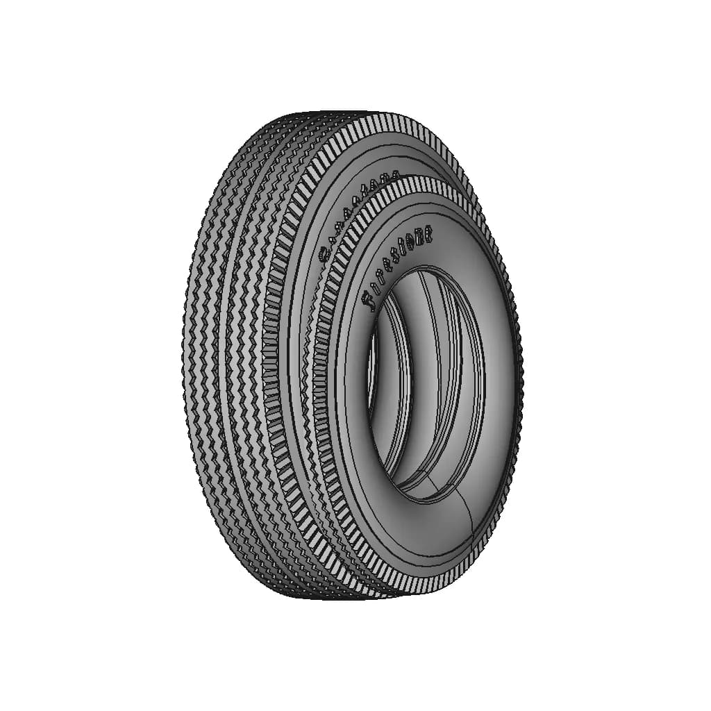 Firestone Whitewalls - Standard Mechanical Component_60_30_degree_snapshot