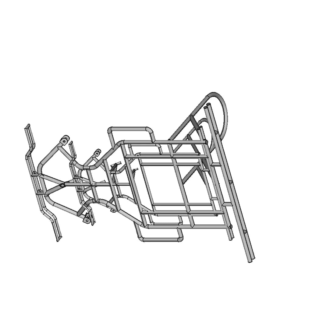 Go Kart Chassis 2024 - Standard Mechanical Component_60_30_degree_snapshot