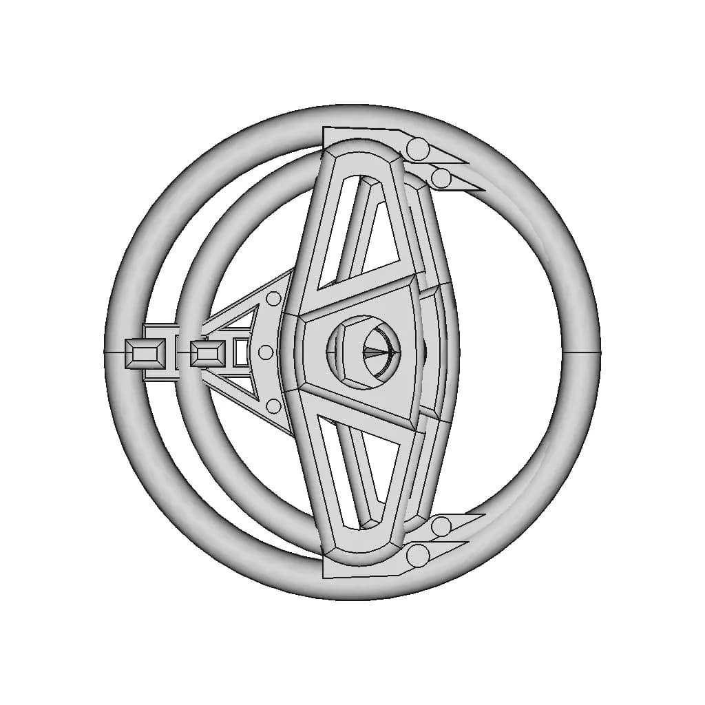 Steering Wheel Design | High-Quality CAD Model_0_0_degree_snapshot
