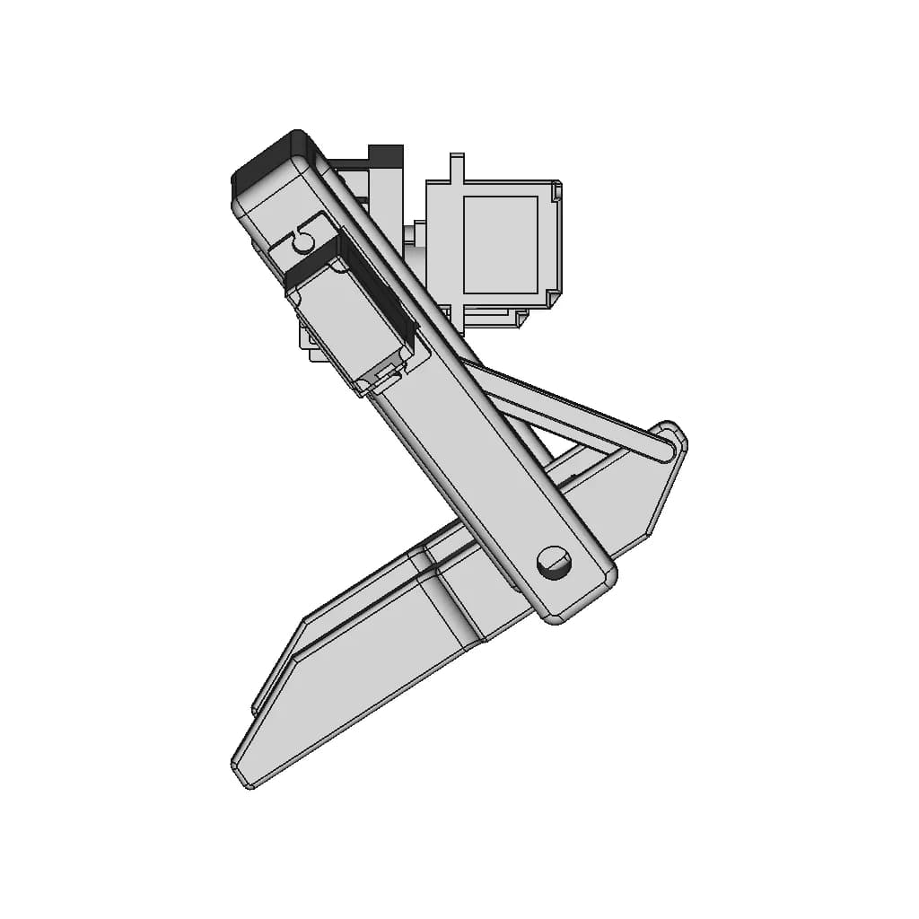 Robotic Dog Leg Design - Standard Mechanical Component_0_0_degree_snapshot