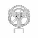3 Cylinder Oscillating Steam Engine - Standard Mechanical Component_0_0_degree_snapshot