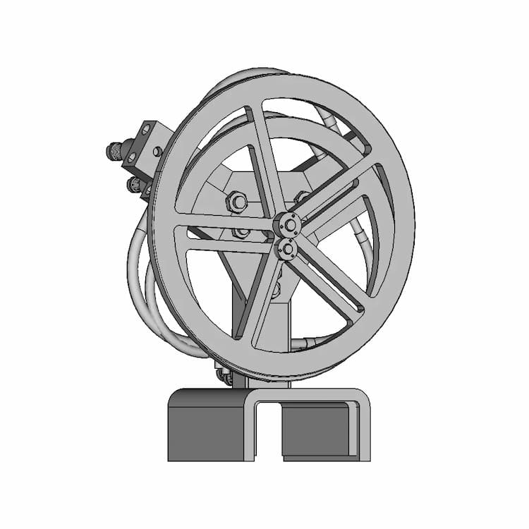 3 Cylinder Oscillating Steam Engine - Standard Mechanical Component