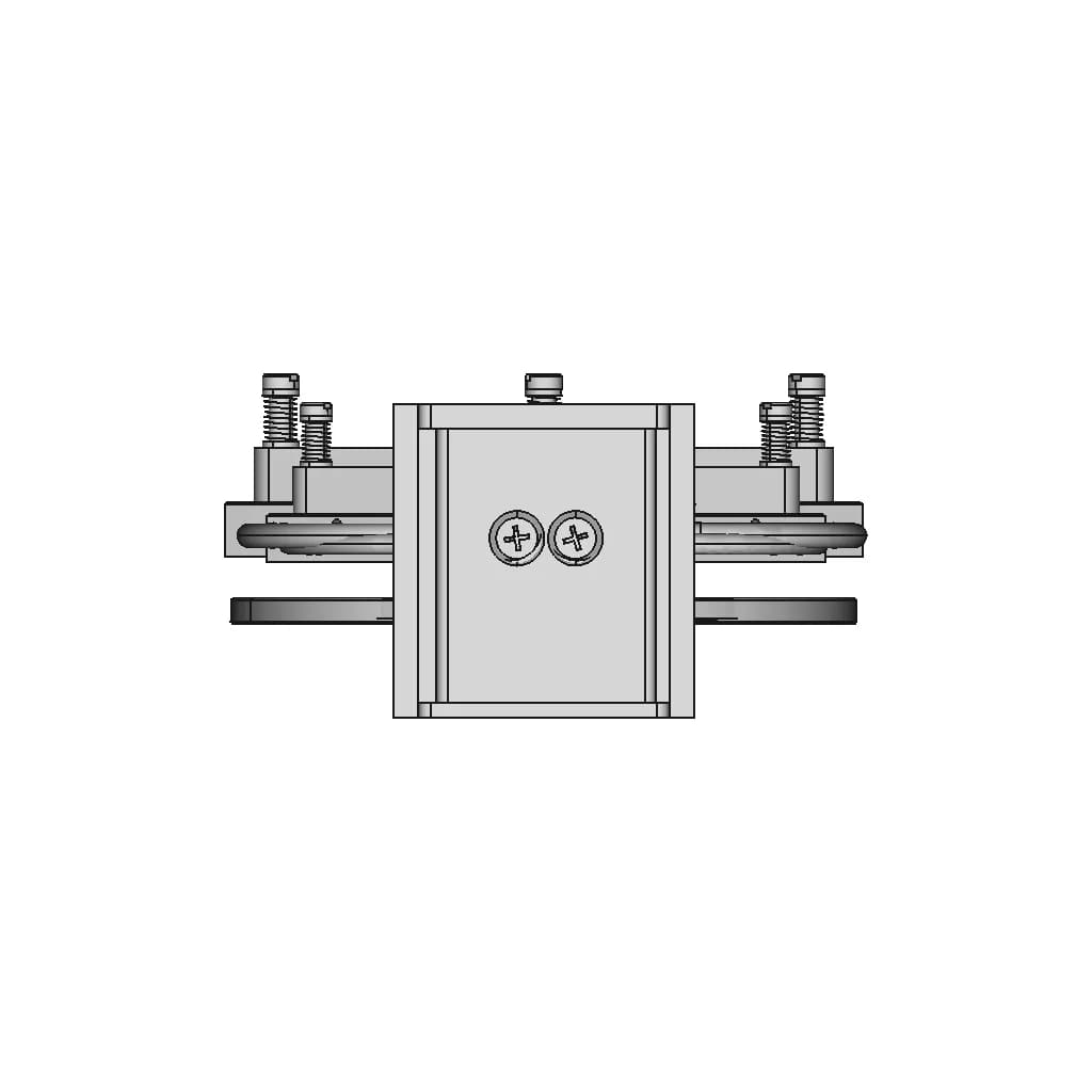 3 Cylinder Oscillating Steam Engine - Standard Mechanical Component_90_0_degree_snapshot