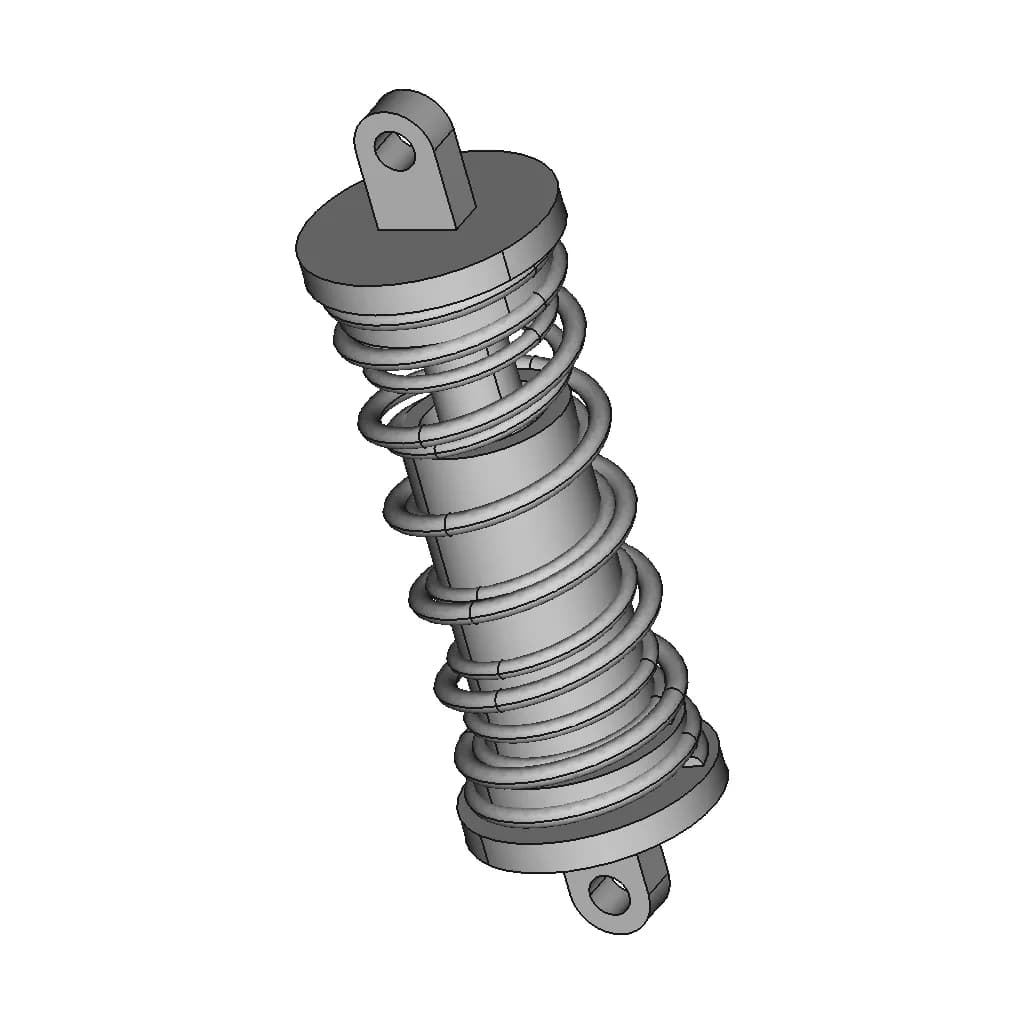 Helical Spring - Standard Mechanical Component_60_30_degree_snapshot