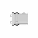Female Obd2 Connector With Straight Pins - Downloadable CAD Representation_0_270_degree_snapshot