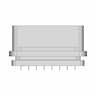 Female Obd2 Connector With Straight Pins - Downloadable CAD Representation_90_0_degree_snapshot
