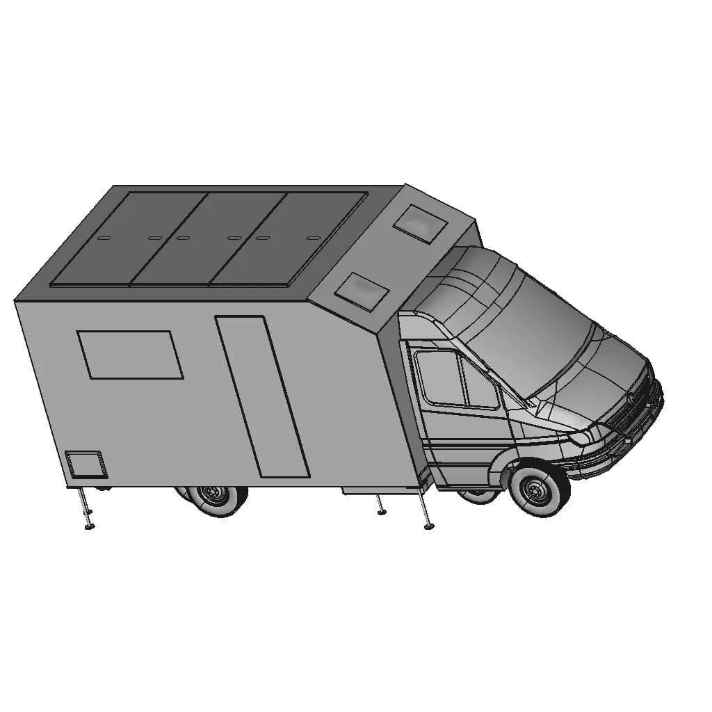 Sprinter Camper Van | High-Quality CAD Model_60_30_degree_snapshot